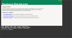 Desktop Screenshot of hangman-online.com